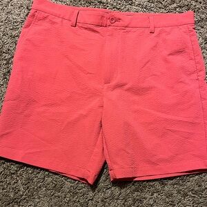 Vineyard Vines Men's Pink Flat Front Shorts